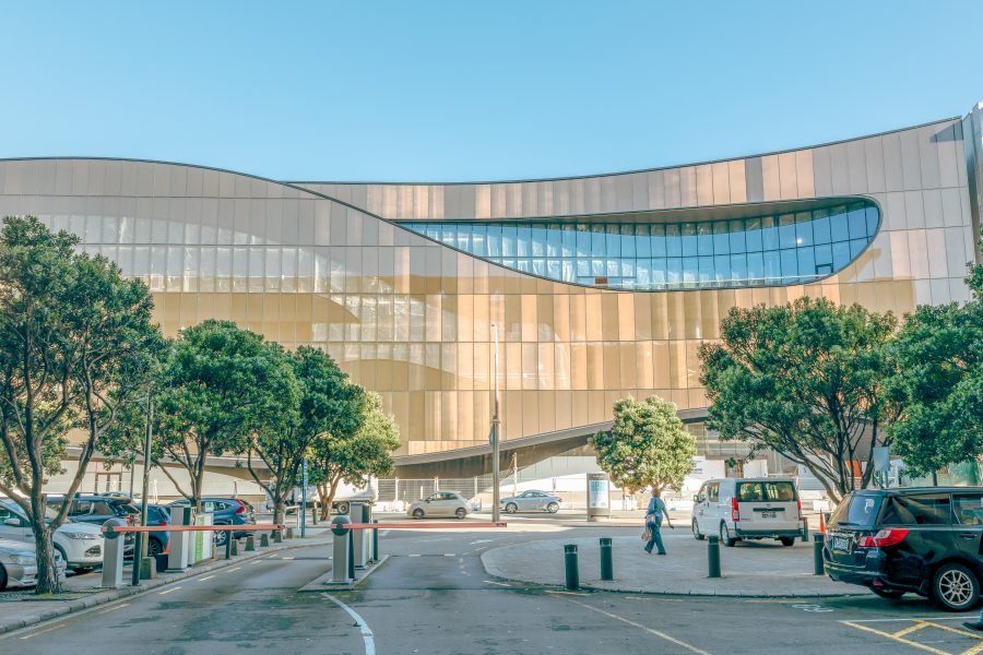 Tākina development on track with façade finished