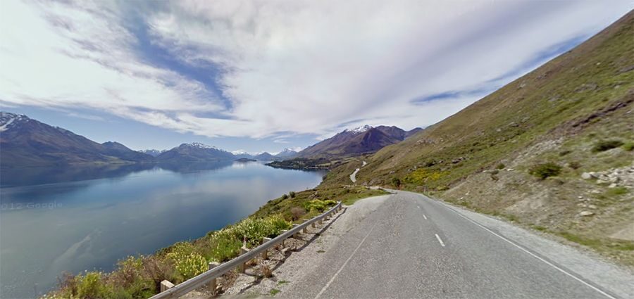 New lookout for Glenorchy-Queenstown road