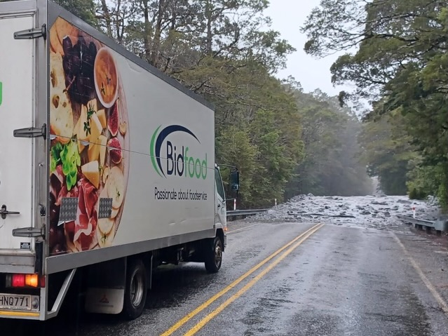 Wild weather cuts Milford Sound access