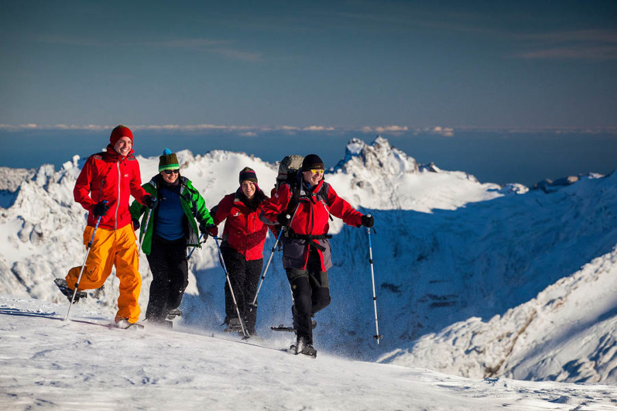 Chris Jolly Outdoors rocks North Island snow-shoeing first